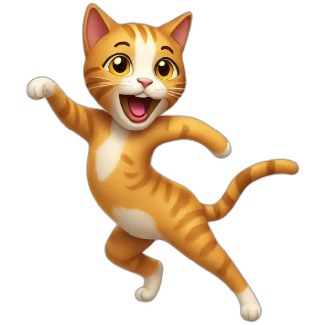 dancing cat emoji