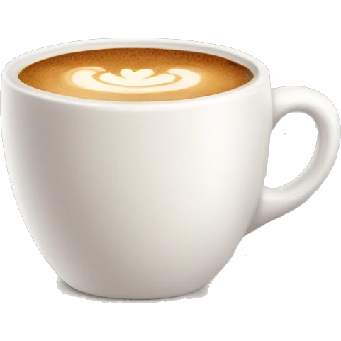 Cappuccino cup clean emoji