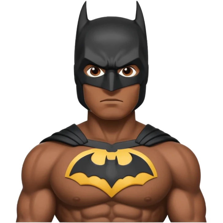  brown Batman emoji