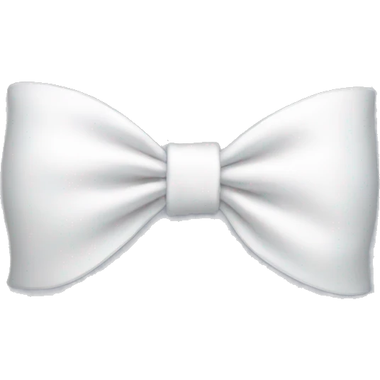 White bow emoji