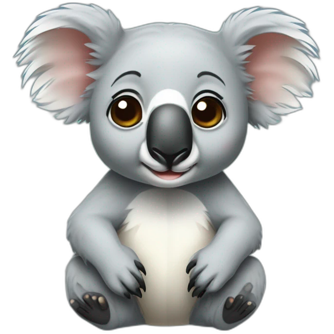 koala seduto di schiena emoji