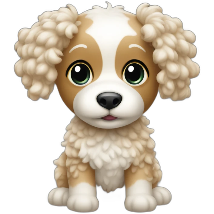 Toy poddle emoji