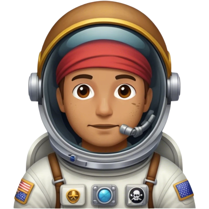 Pirate astronaut  emoji