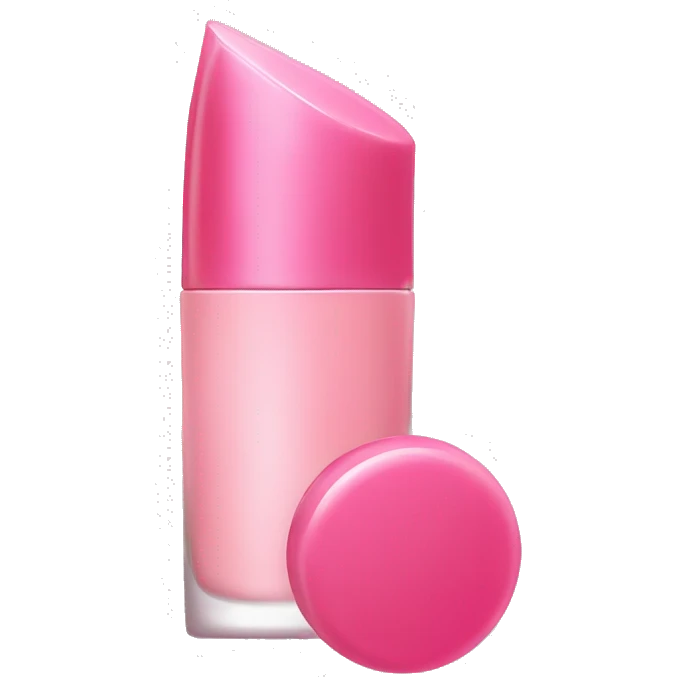 pink lip gloss emoji