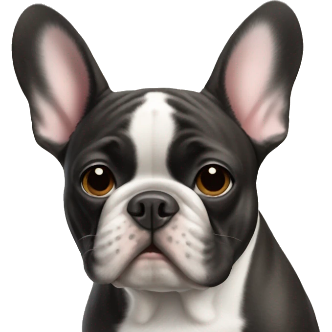French bulldog emoji