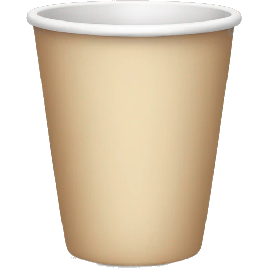 Beige cup emoji