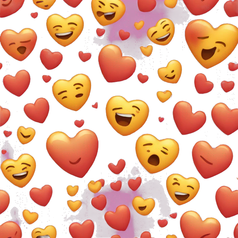 a funny version of heart emoji