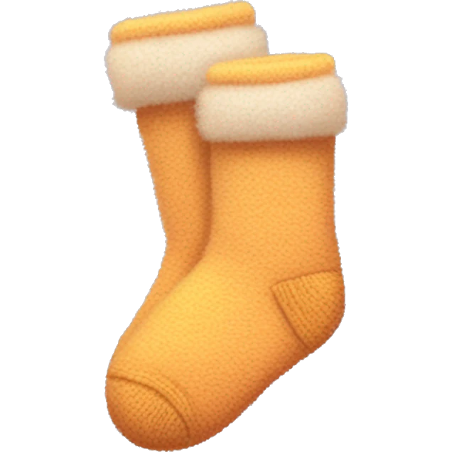 fuzzy socks emoji