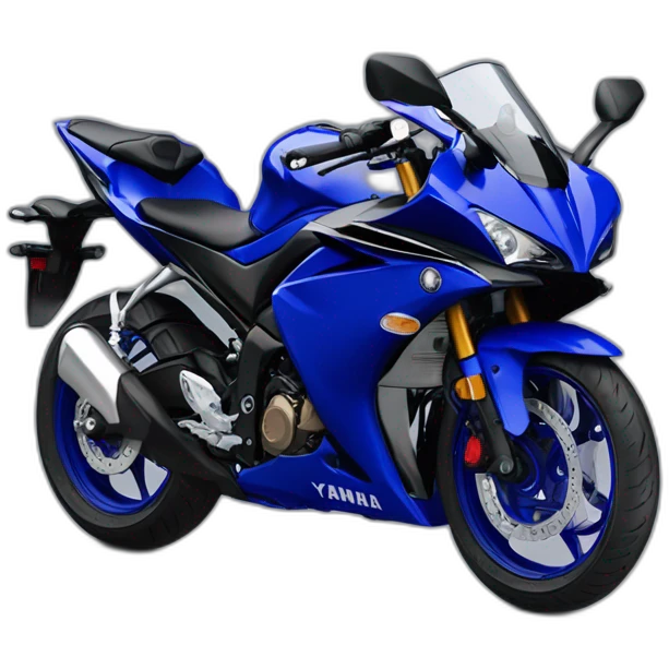 yamaha 2023 yzf-r3 blue emoji