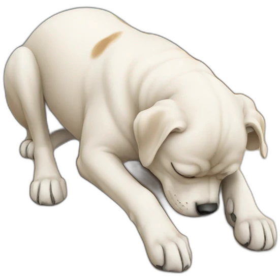 dog bowing thank you emoji