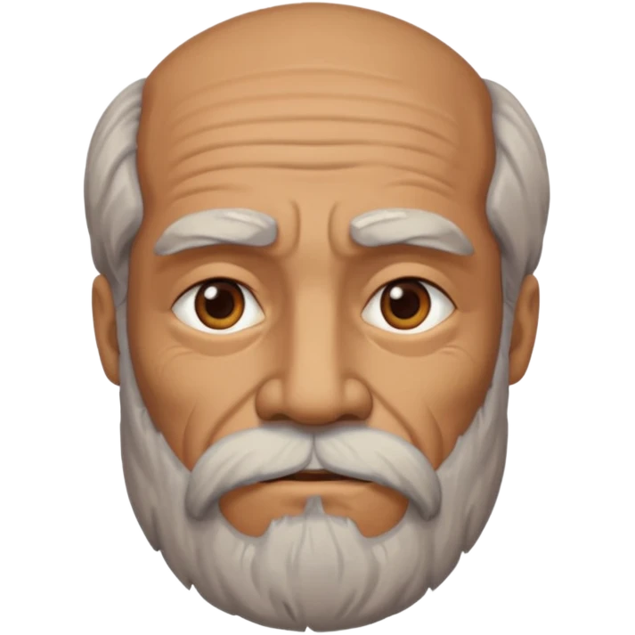 ancient man, beard emoji