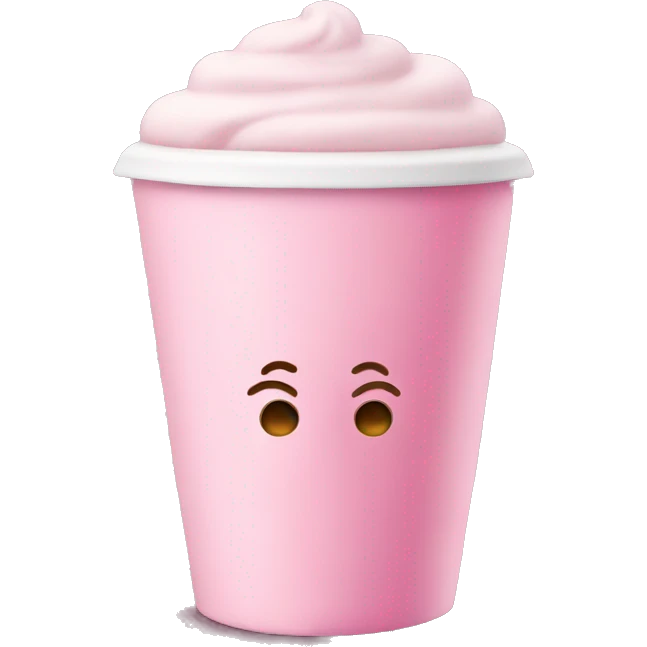 pink latte emoji