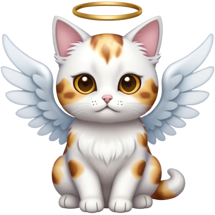 torti cat angel emoji