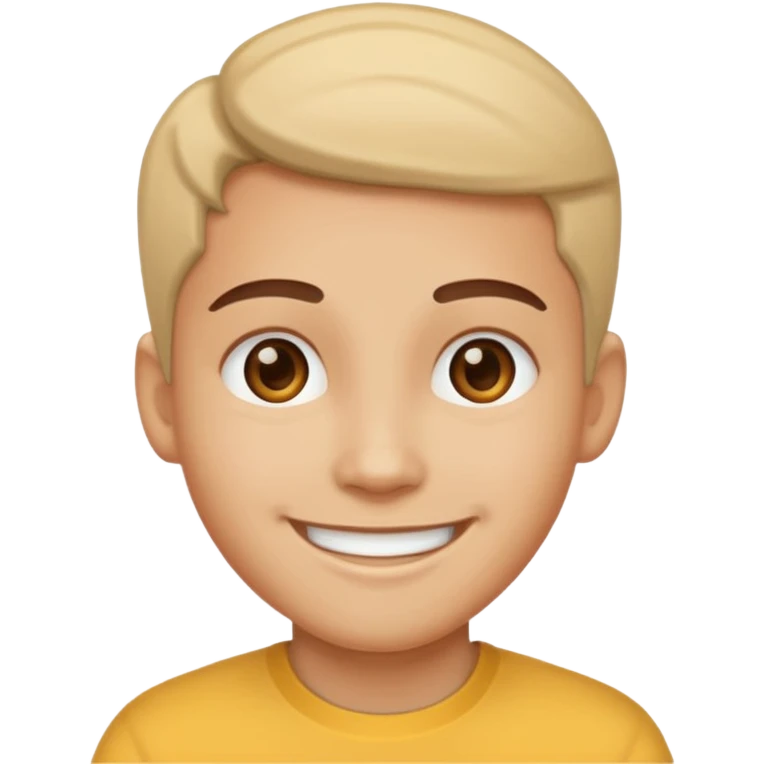 Generate a smiling emoji of this person please emoji