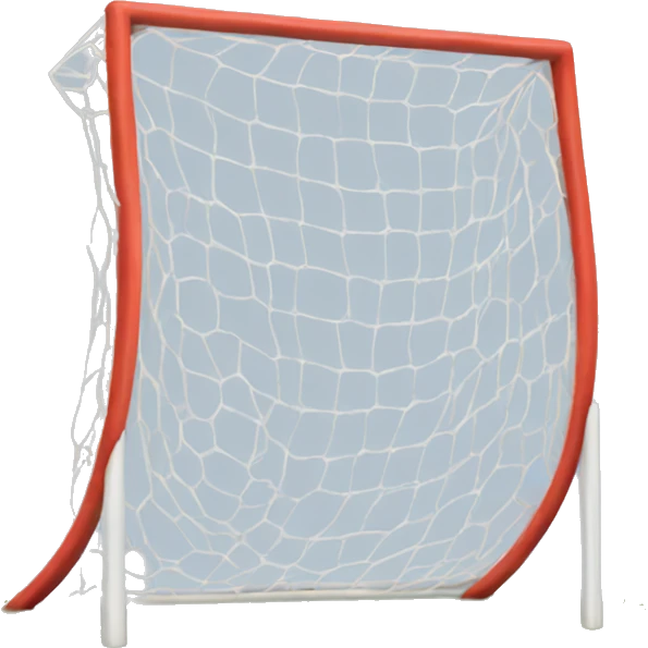 Football goals emoji