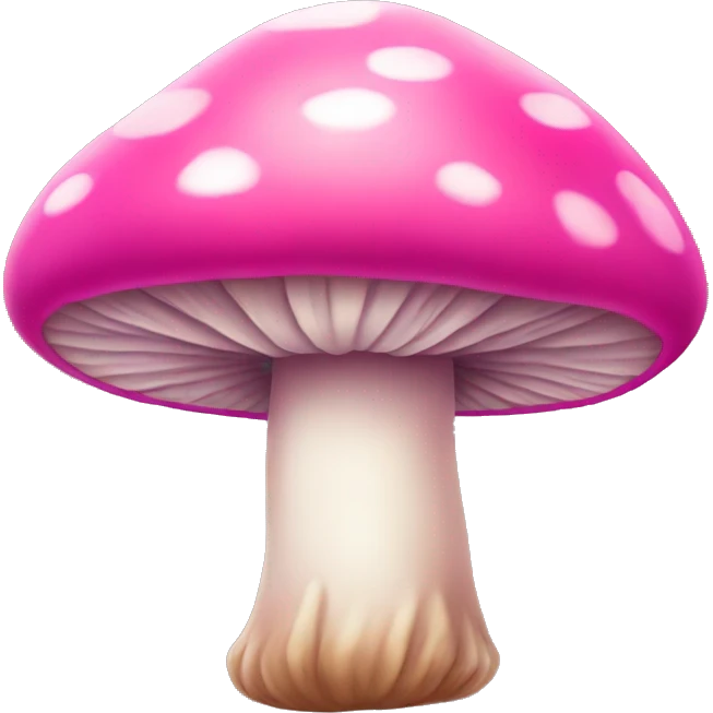 pink mushroom emoji