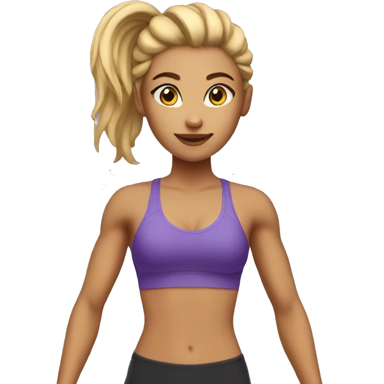 fitness girl emoji