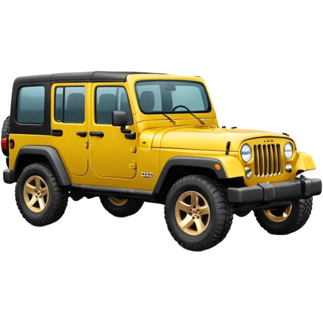 yellow jeep emoji