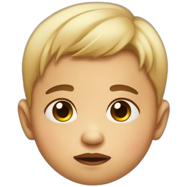 Baby sad emoji