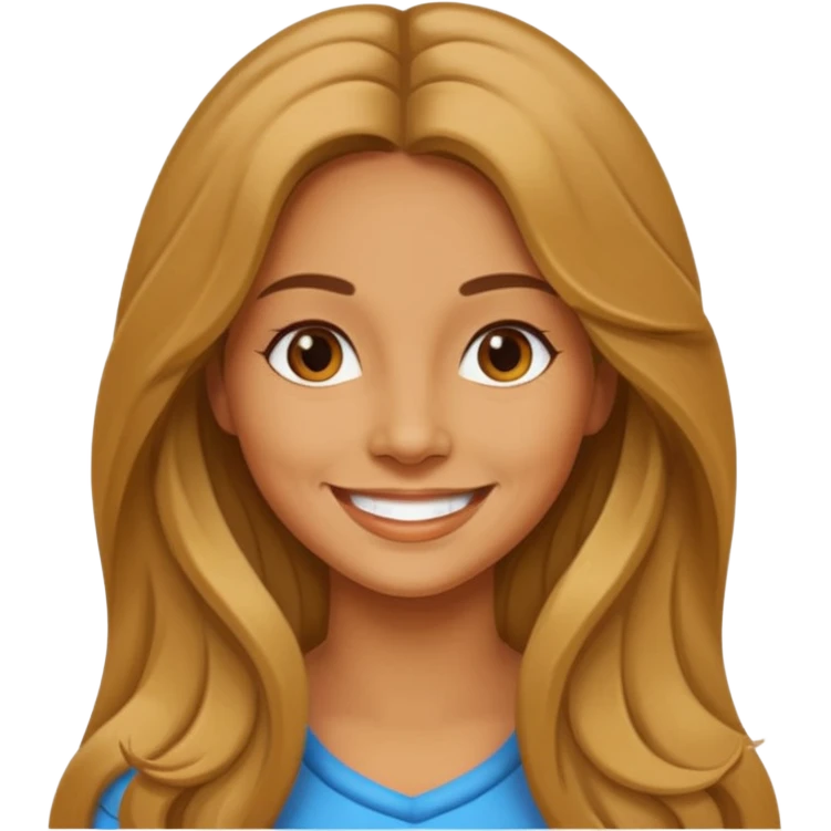 Retro 70s woman face emoji