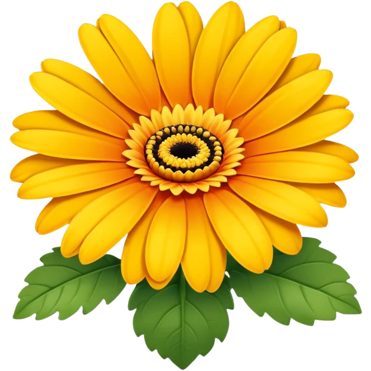 Gerbera amarillo  emoji