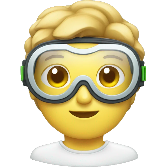goggles for laboratory emoji