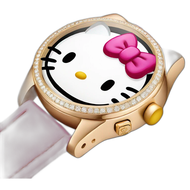 hello kitty watch emoji
