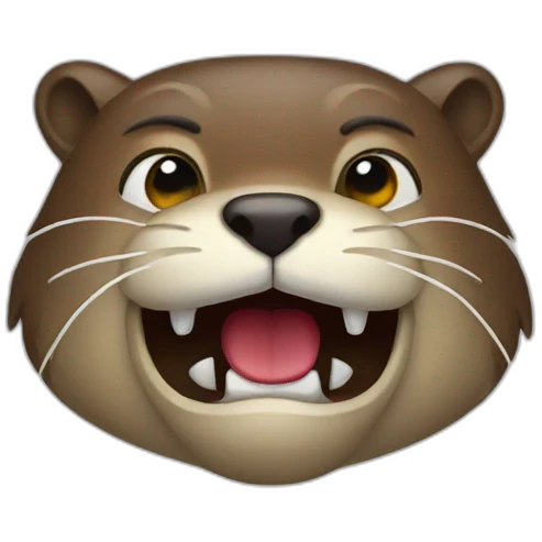mad otter emote emoji