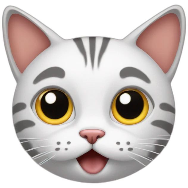 cat  extremly surprised emoji