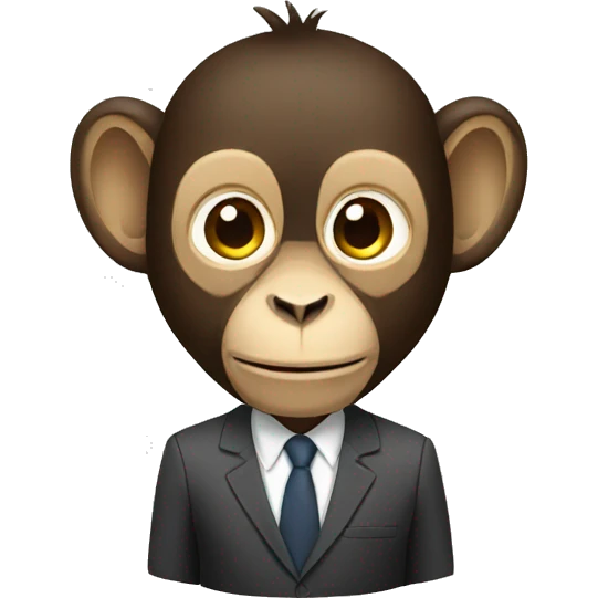 business monkey emoji