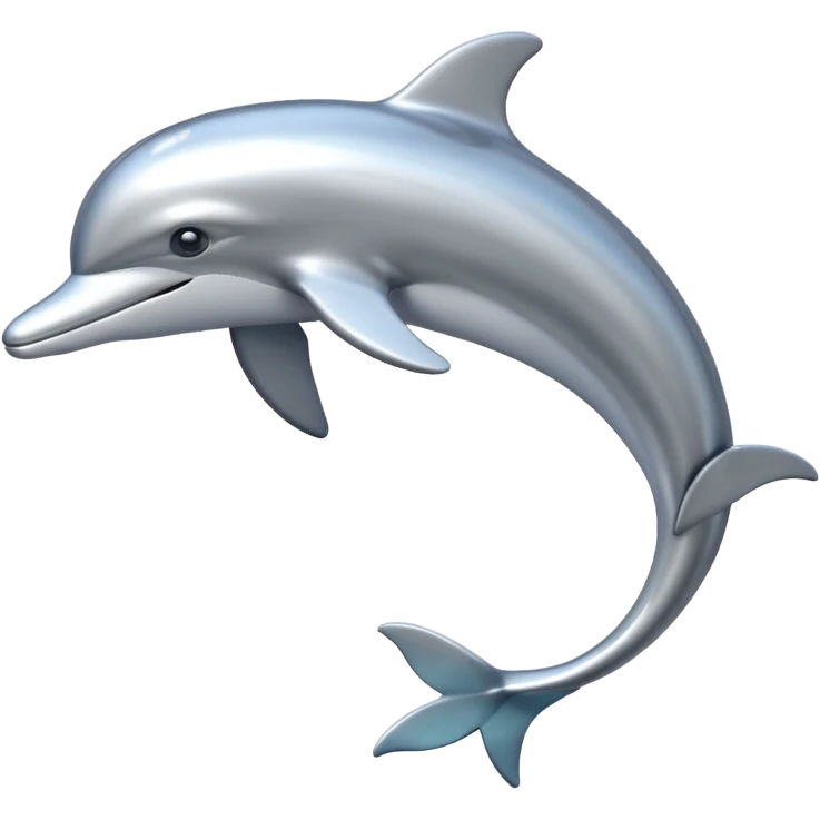 metallic dolphin emoji