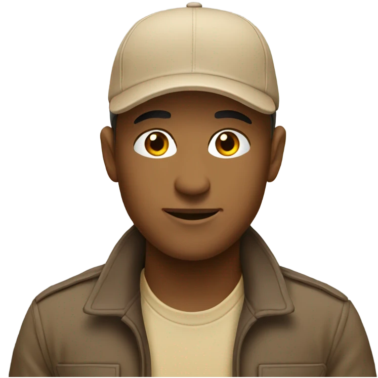 beige cap emoji