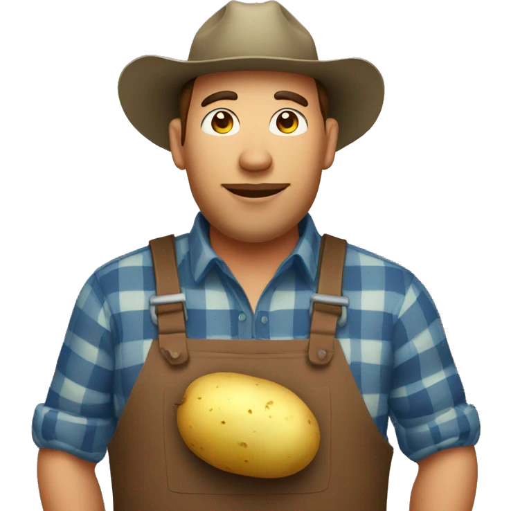 male potato farmer that is pregnant emoji