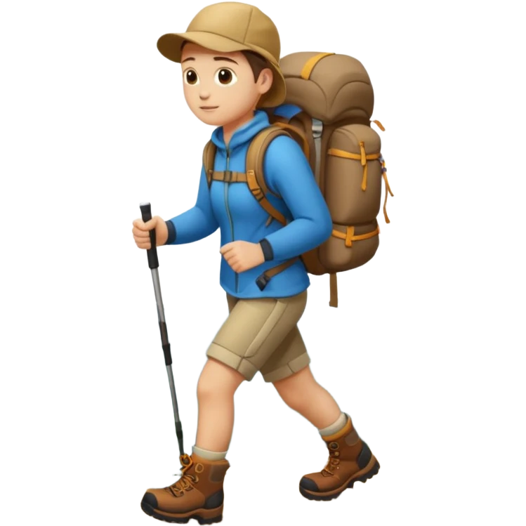 trekking emoji