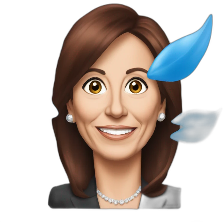 President argentine Cristina Fernández de Kirchner emoji