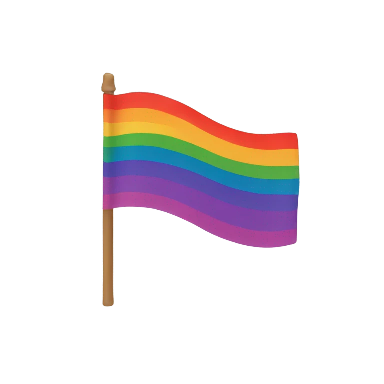 lesbian pride flag emoji