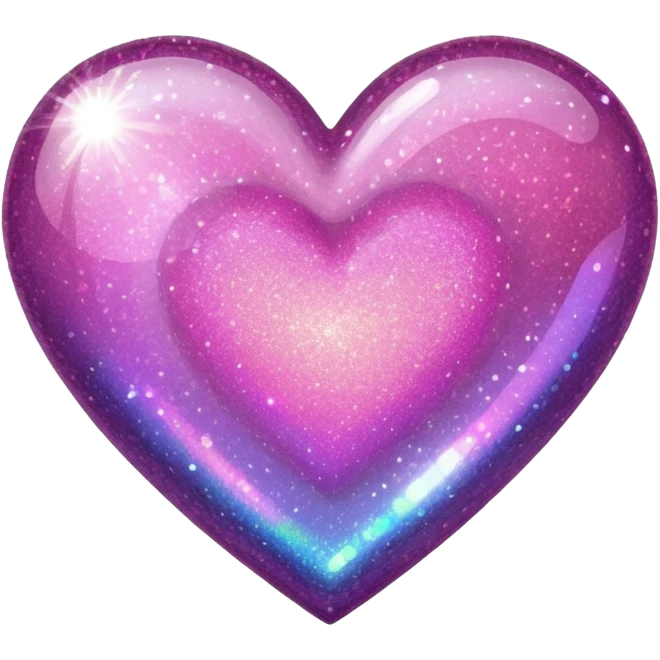 glitter heart emoji