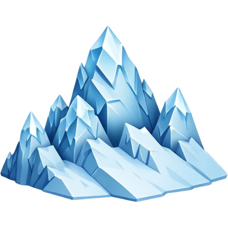 ice mountains emoji