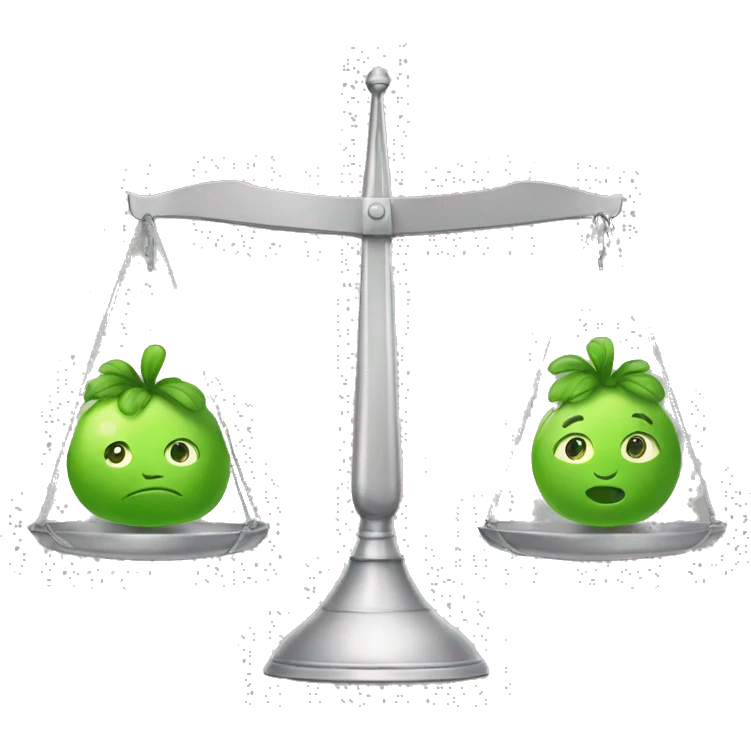 2 files on the scale emoji