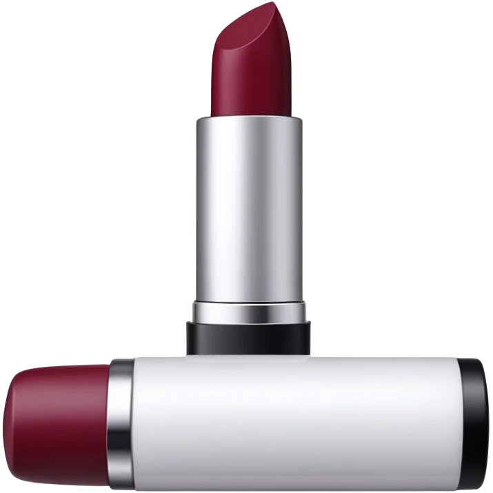 Burgundy lipstick product emoji