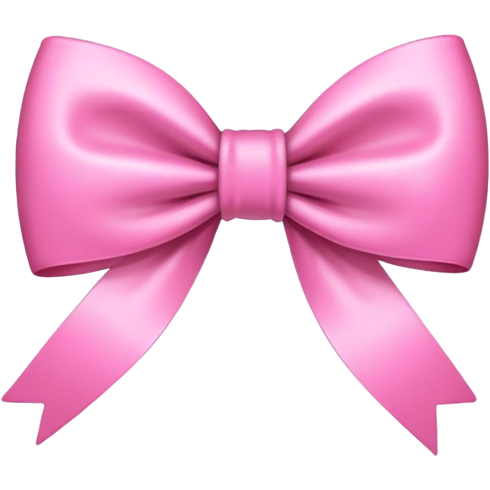 Pink bow emoji