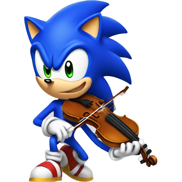 sonic play violin emoji