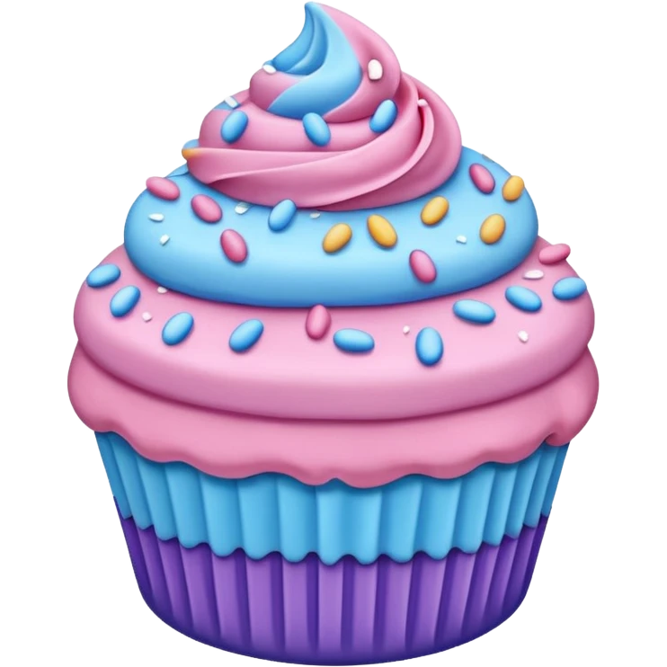 Desserts pinkie blue and purple emoji