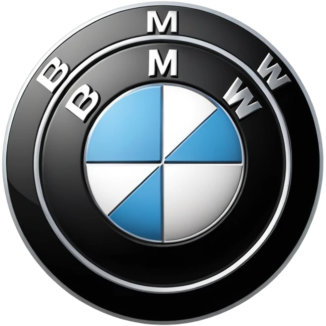 bmw emblem black emoji