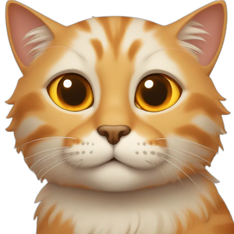 cat with orange uice  emoji