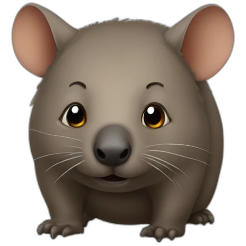 wombat defecate emoji