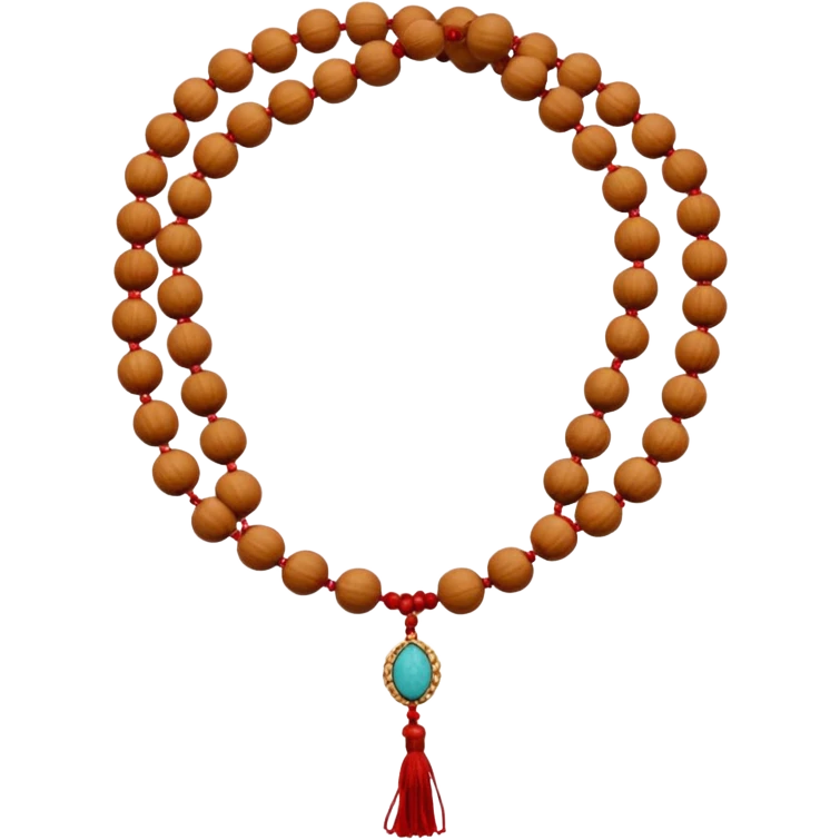Prayer Beads white Rudraksha emoji