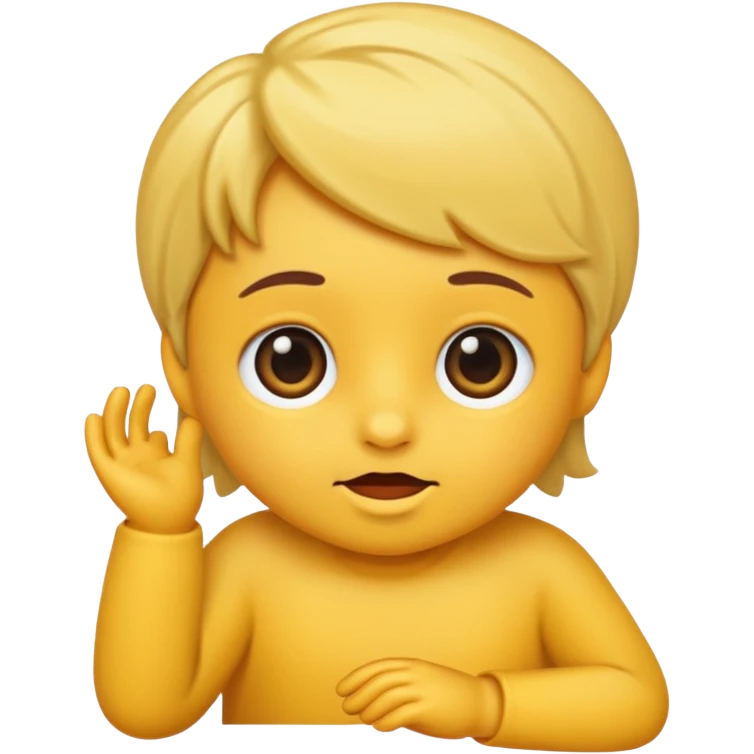 un bebé emoji