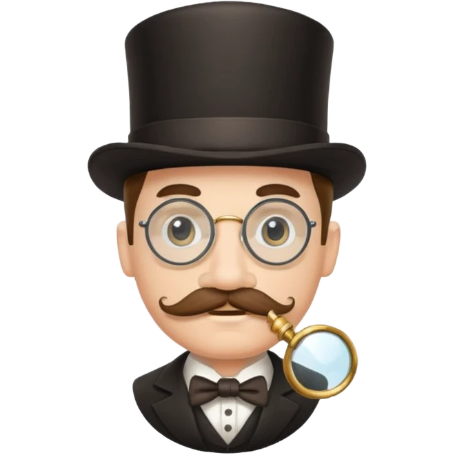 mustache monocle  emoji