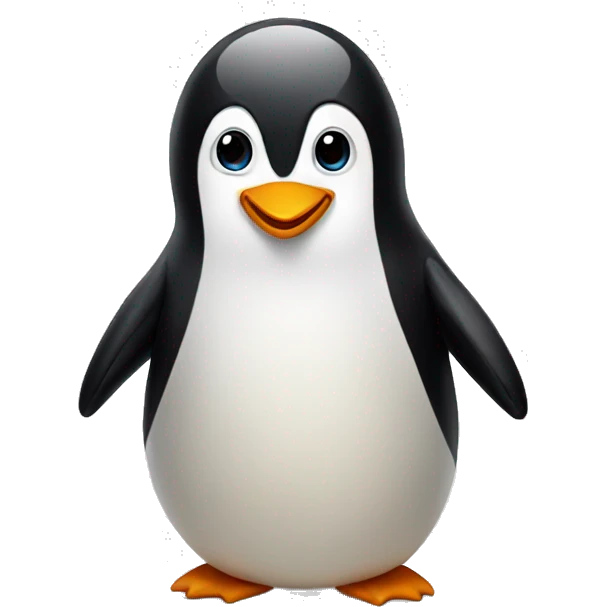 a penguin partying emoji